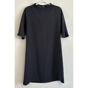 Yeohlee New York Size 4 Dark Charcoal Gray Microfiber Shift Dress